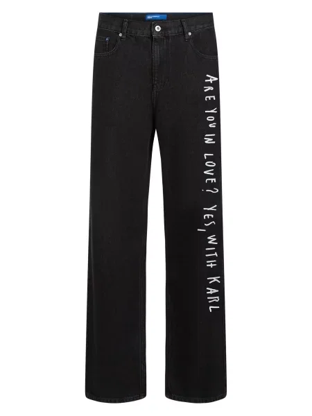 KARL LAGERFELD JEANS Jeans KLJ X Pietro Terzini negru alb