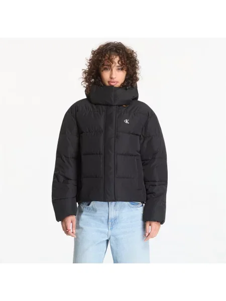 Jachetă Calvin Klein Jeans Matte Mw Short Puffe Black XXS negru