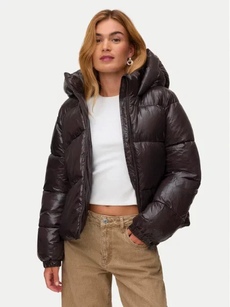 Vero Moda Zimska jakna Uppsashiny rjava