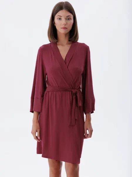 Халат Leinle бордовий