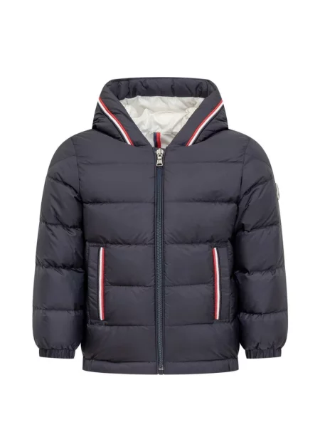 Kurtka dziecięca Moncler Enfant niebieska