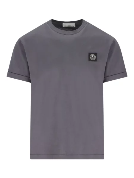 Tricou Stone Island cu strasuri gri