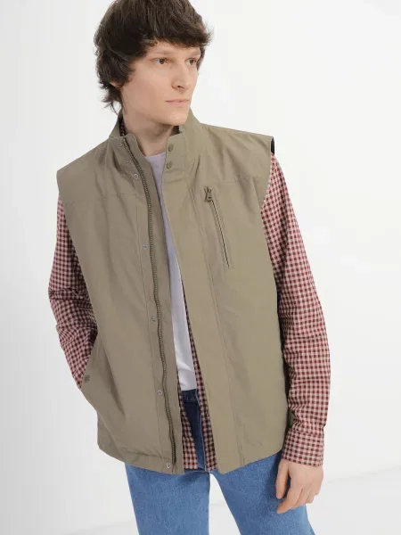 Geox Жилет повсякденний Оливковий