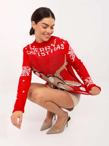 Pulover Italy Moda alb