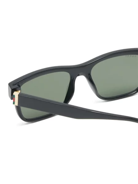 Правоъгълни слънчеви очила Gucci Eyewear черно