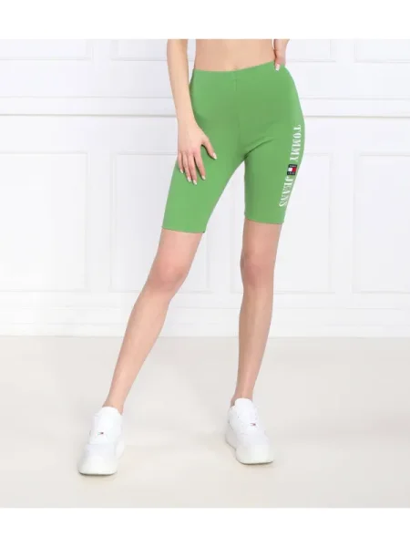 Tommy Jeans Pantaloni scurți | Skinny fit verde