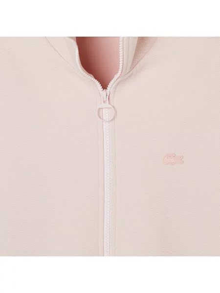 Lacoste Bluza Ze Stójką Regular Fit Jasnoróżowa różowy