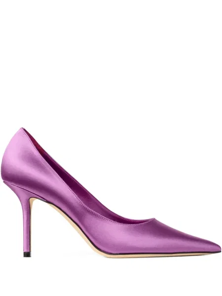 Pantofi cu toc Jimmy Choo violet