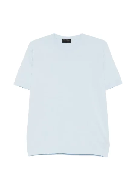 Tricou Dell'oglio tricotate albastru