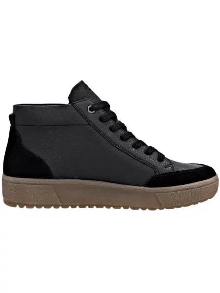 Sneakersy Remonte skórzane czarne