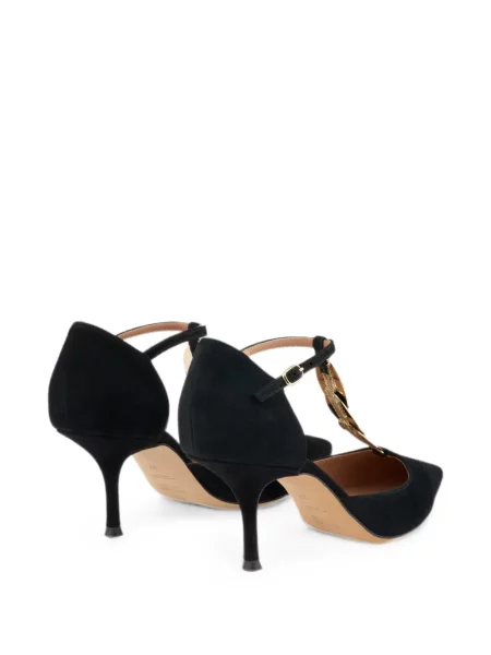 Pantofi cu toc Malone Souliers din piele de căprioară negru