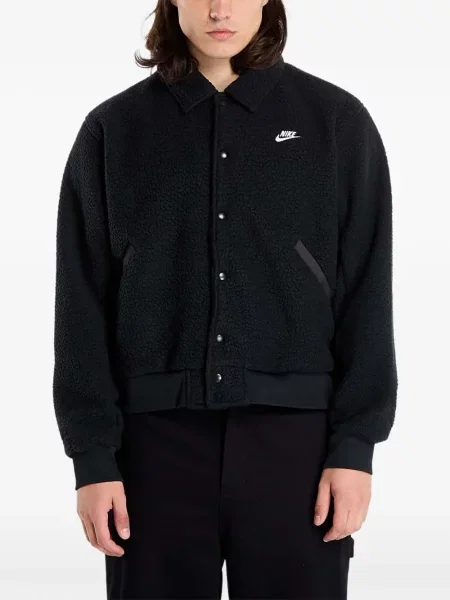 Boxeri Nike cu broderie din fleece verde