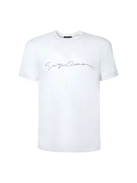 Koszulka Giorgio Armani biała