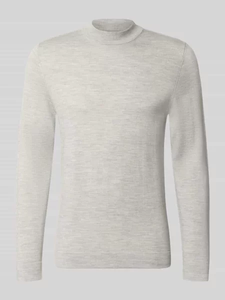 Bluzka z długim rękawem o kroju slim fit z czystej żywej wełny model Arwon' Drykorn