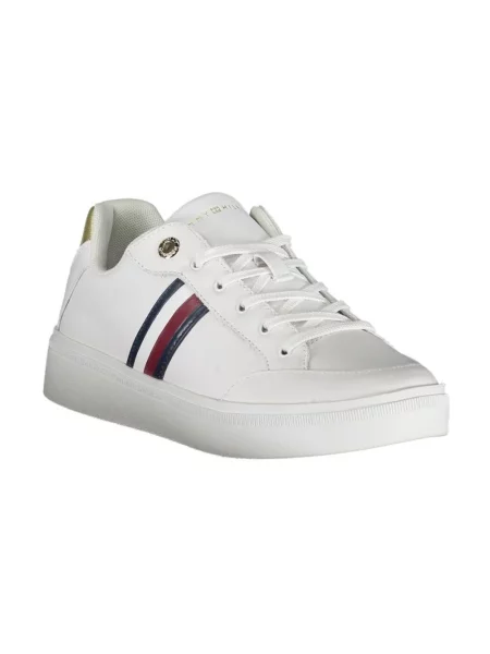Trampki Tommy Hilfiger skórzane sznurowane białe