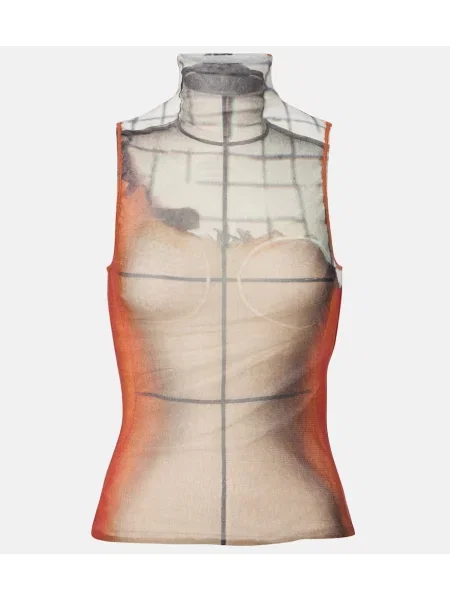 Top Jean Paul Gaultier din tul