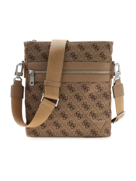 GUESS Torba za čez ramo BERLIN kamela / rjava bež