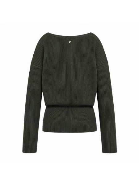 Sweter Dondup wełniany zielony