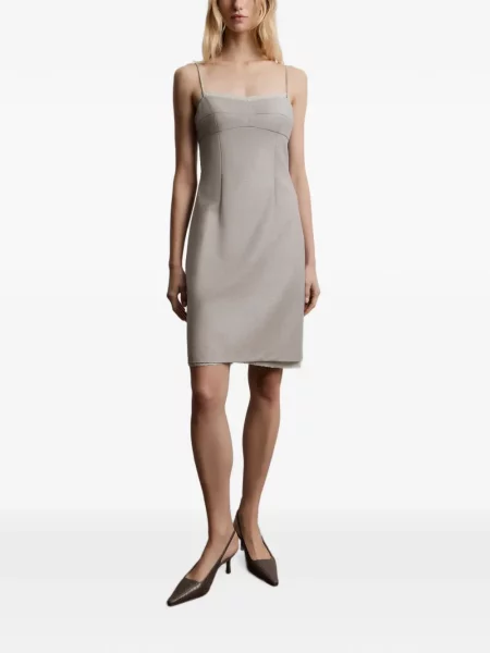 Rochie mini 12 Storeez din dantelă maro