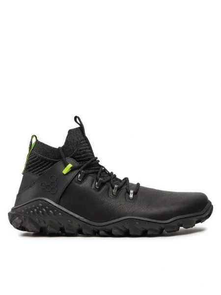 Barefoot boty Vivobarefoot Magna Forest Esc obsidian/lime černé