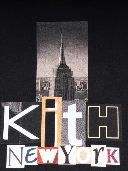 Scurt tricou Kith negru
