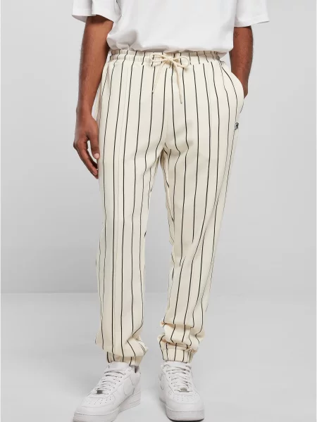 Pantaloni Starter Black Label din material terry alb
