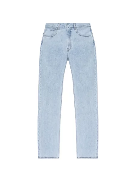 Blugi Entire Studios cu autograf albastru