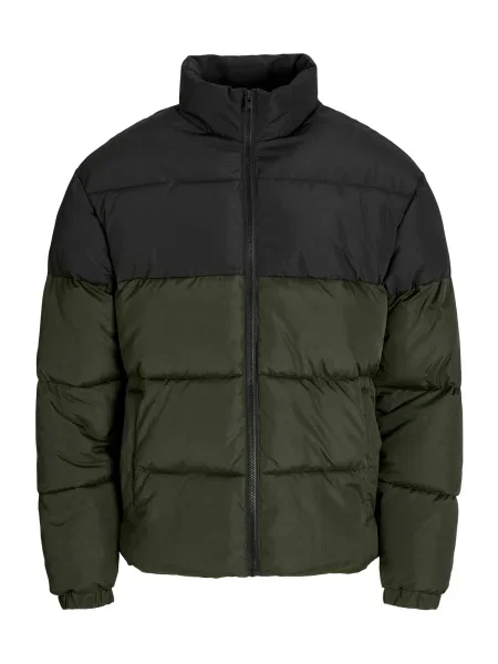 JACK & JONES Geacă de iarnă JJMAZE verde închis negru