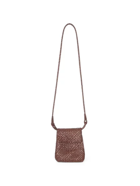 Geanta crossbody Ibeliv din piele maro