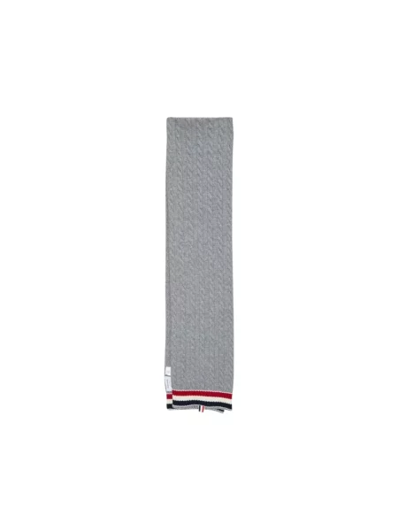 Szal Thom Browne wełniana szara