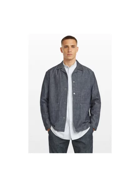 Lekka kurtka G-star Raw niebieska