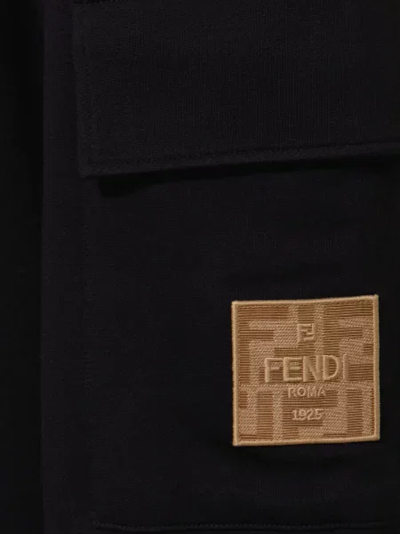 Fendi Spodnie Dresowe schwarz czarne
