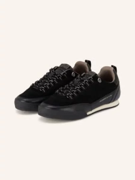AllSaints Harri Od Low Top sneakersy damskie skórzane czarne