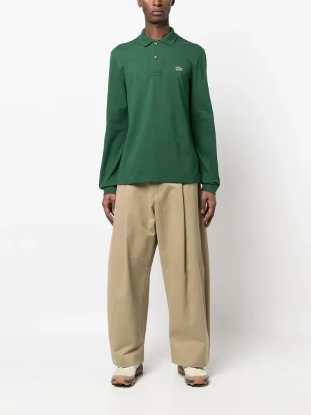 Polo marškinėliai Lacoste žalia