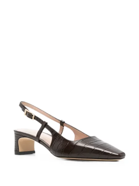 Pantofi cu toc Stuart Weitzman slingback maro