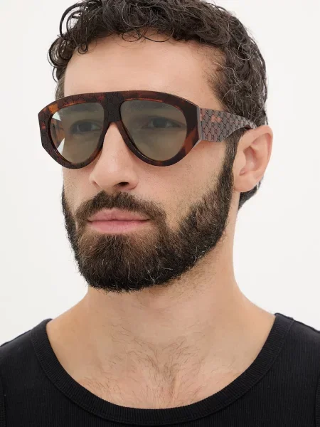 Gucci ochelari de soare pentru bărbați maro