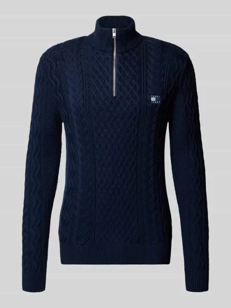 Sweter z dzianiny o kroju regular fit z czystej bawełny Tommy Jeans