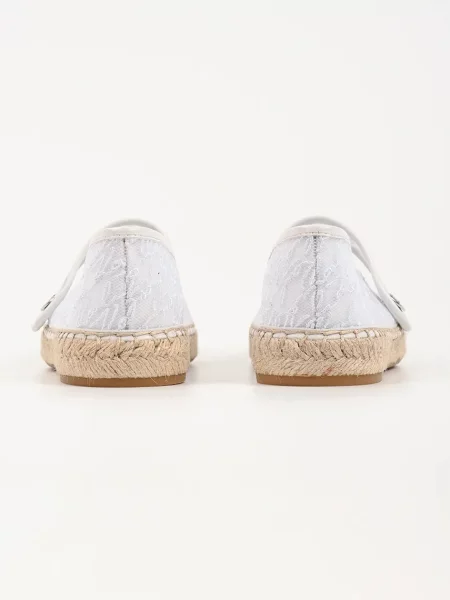 Karl Lagerfeld espadryle espadrylowe Kamini białe