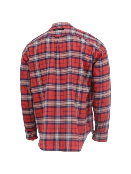 Cămașă Fear Of God în carouri de flanelă roșu