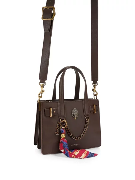Geantă shopper Kurt Geiger London maro
