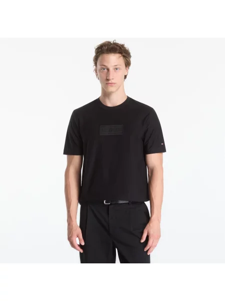 Тениска Tommy Hilfiger Mix Media Graphic Tee Black XL черно