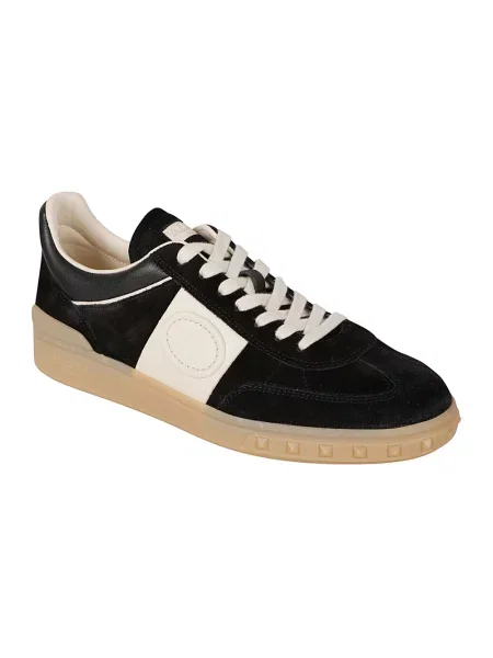 Sneakersy Valentino Garavani skórzane czarne