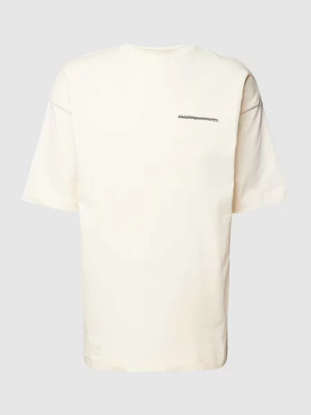 T-shirt o kroju oversized z okrągłym dekoltem Multiply Apparel biała