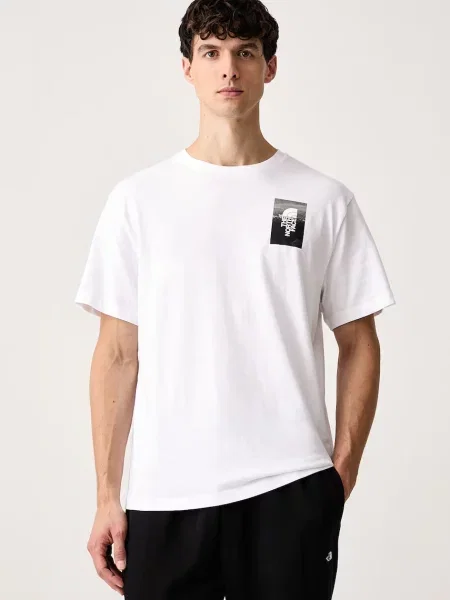 The North Face T-shirt Collage Relaxed biała