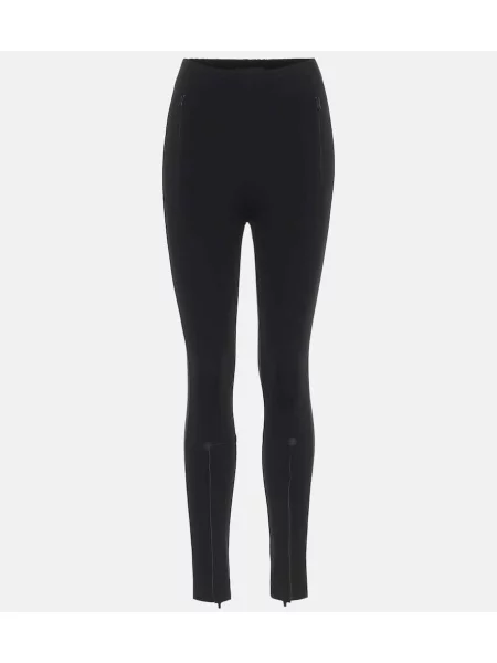 Leggings Wardrobe.nyc cu talie înaltă negru