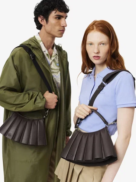 Lacoste Сумка Шкіра коричневий