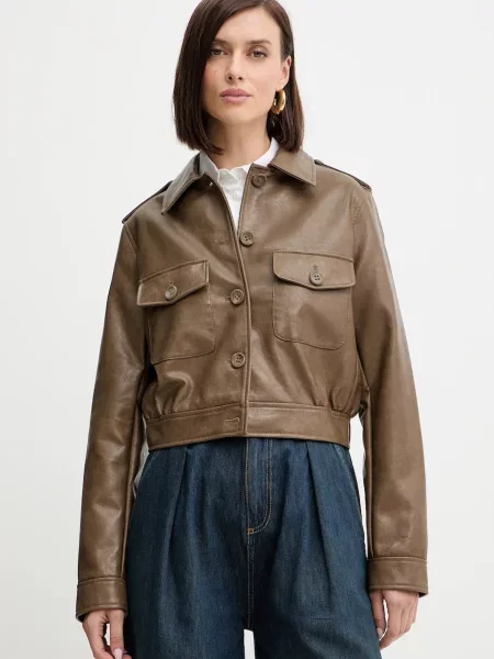 Guess kurtka DORA przejściowa brązowy