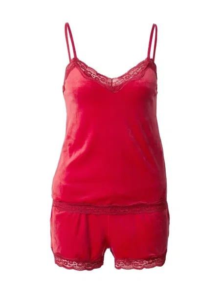 Hunkemöller Kratke hlače za spanje rdeča