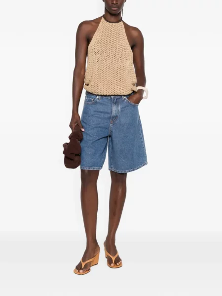 Pantaloni scurți din denim Marc O'polo albastru