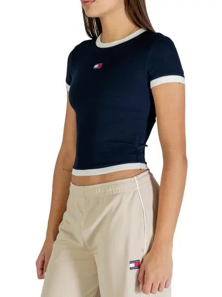Majica Tommy Hilfiger Jeans modra